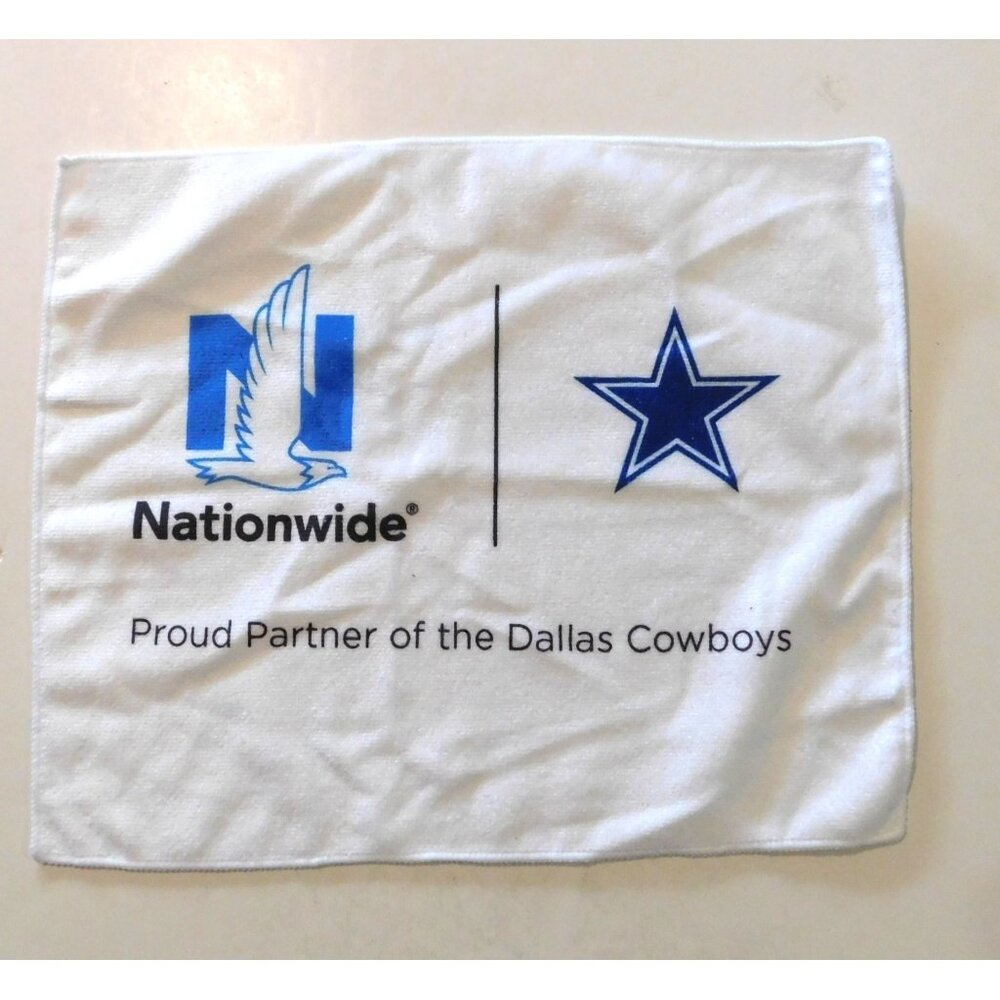 Dallas Cowboys Nationwide Game Day Rally Towel White Blue 15x17.5